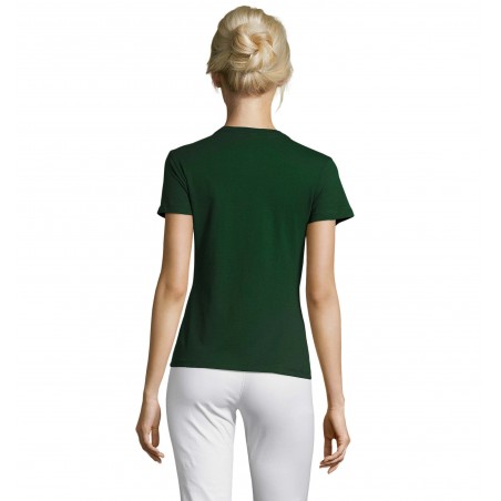 Sol's - Tee-shirt femme col rond REGENT WOMEN - Vert Bouteille