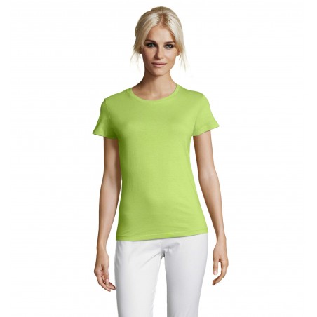Sol's - Tee-shirt femme col rond REGENT WOMEN - Vert Pomme