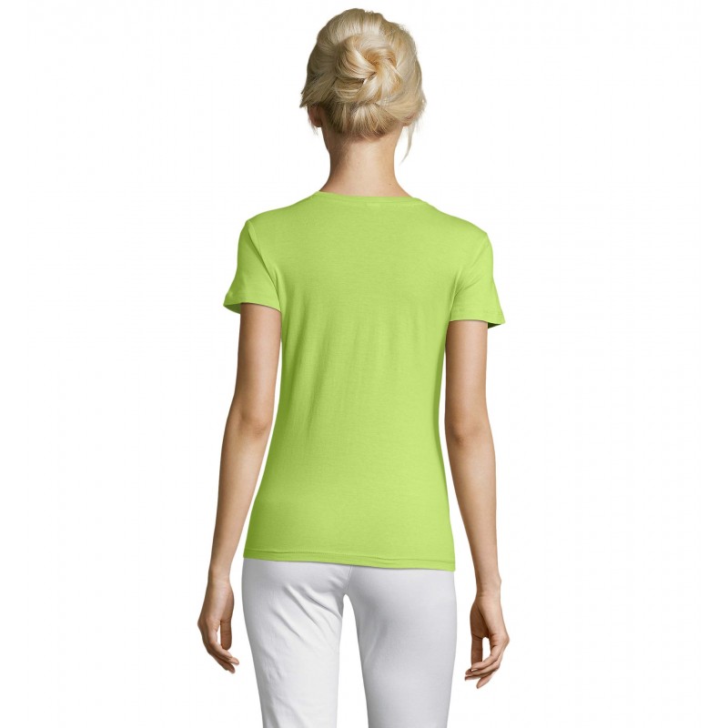 Sol's - Tee-shirt femme col rond REGENT WOMEN - Vert Pomme