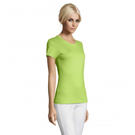 Sol's - Tee-shirt femme col rond REGENT WOMEN - Vert Pomme