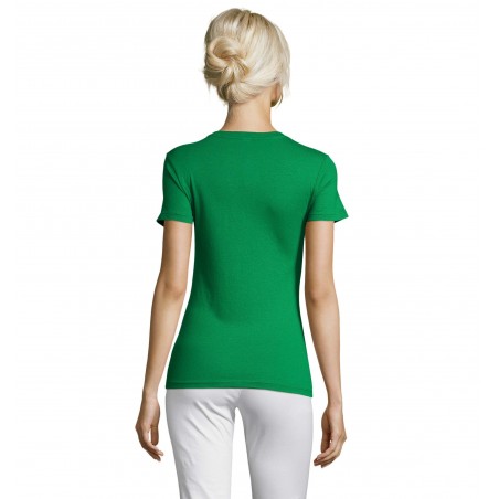 Sol's - Tee-shirt femme col rond REGENT WOMEN - Vert Prairie