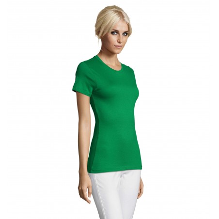 Sol's - Tee-shirt femme col rond REGENT WOMEN - Vert Prairie