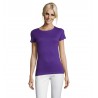 Sol's - Tee-shirt femme col rond REGENT WOMEN - Violet Foncé