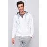 Sol's - Veste zippée homme bicolore à capuche doublée contrastée SOUL MEN