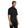 Sol's - Chemise homme popeline manches courtes BRISTOL - Noir