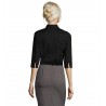 Sol's - Chemise femme stretch manches 3/4 EFFECT - Noir