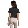 Sol's - Chemise femme oxford manches courtes ELITE - Noir