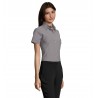 Sol's - Chemise femme oxford manches courtes ELITE - Silver
