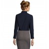 Sol's - Chemise femme popeline manches longues EXECUTIVE - Bleu Foncé