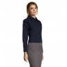 Sol's - Chemise femme popeline manches longues EXECUTIVE - Bleu Foncé