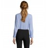 Sol's - Chemise femme popeline manches longues EXECUTIVE - Ciel