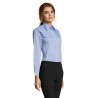 Sol's - Chemise femme popeline manches longues EXECUTIVE - Ciel