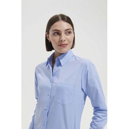 Sol's - Chemise femme popeline manches longues EXECUTIVE