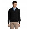 Sol's - Gilet homme boutonné col v GOLDEN MEN - Noir
