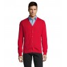 Sol's - Gilet homme boutonné col v GOLDEN MEN - Rouge