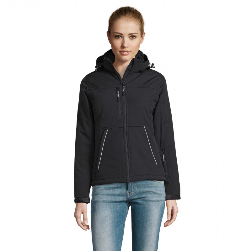 Sol's - Parka softshell femme ROCK WOMEN - Noir