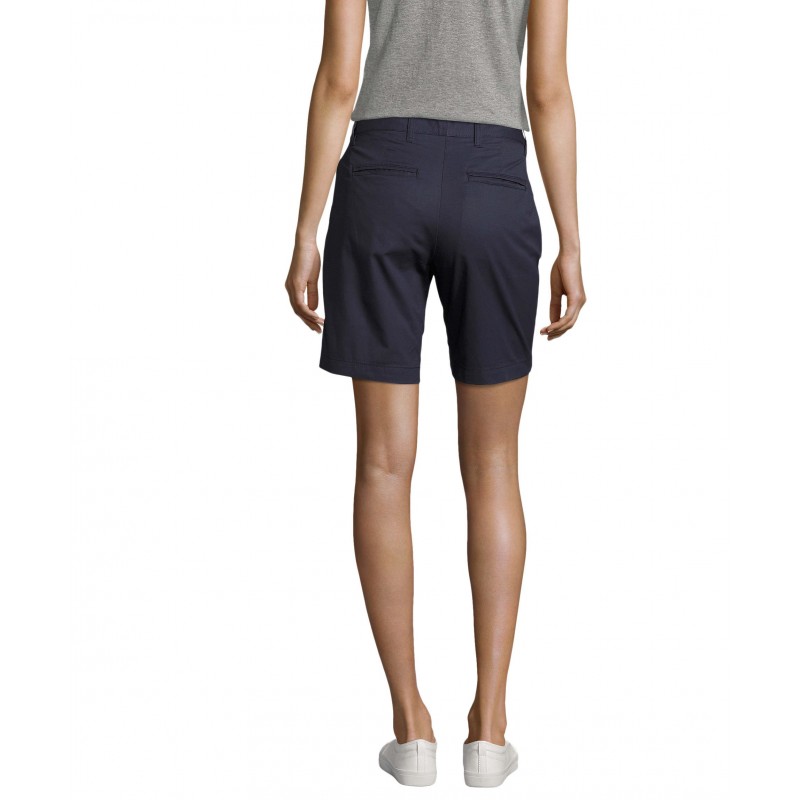 Sol's - Bermuda chino femme JASPER WOMEN - French Marine