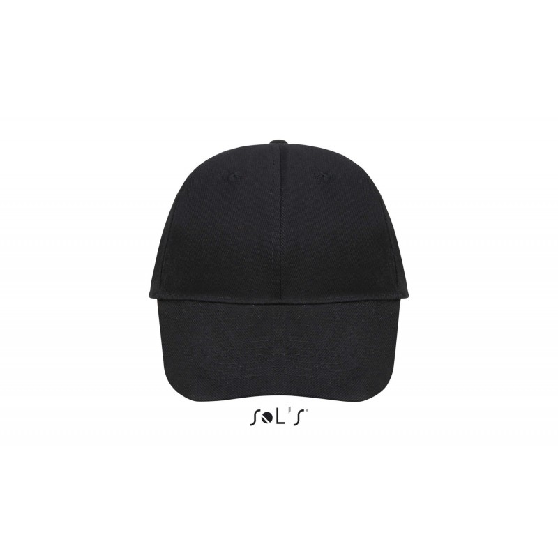 Sol's - Casquette 6 panneaux BUFFALO - Noir
