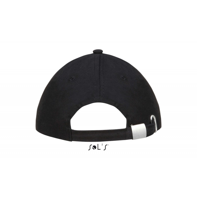 Sol's - Casquette 6 panneaux BUFFALO - Noir