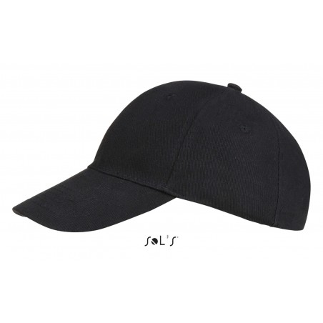 Sol's - Casquette 6 panneaux BUFFALO - Noir
