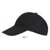 Sol's - Casquette 6 panneaux BUFFALO - Noir