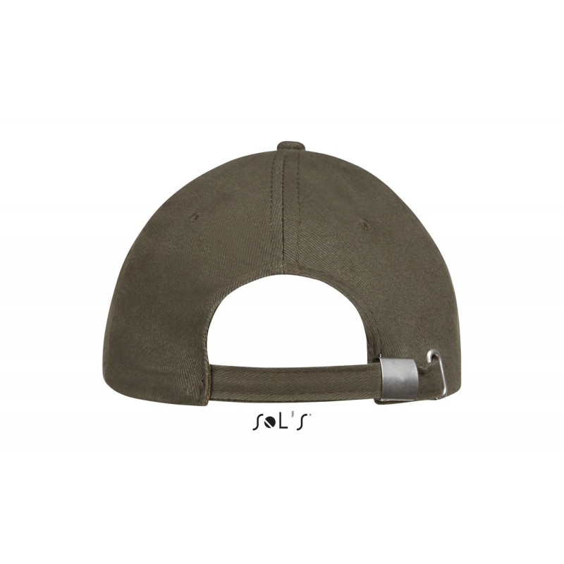 Sol's - Casquette 6 panneaux BUFFALO - Army / Beige