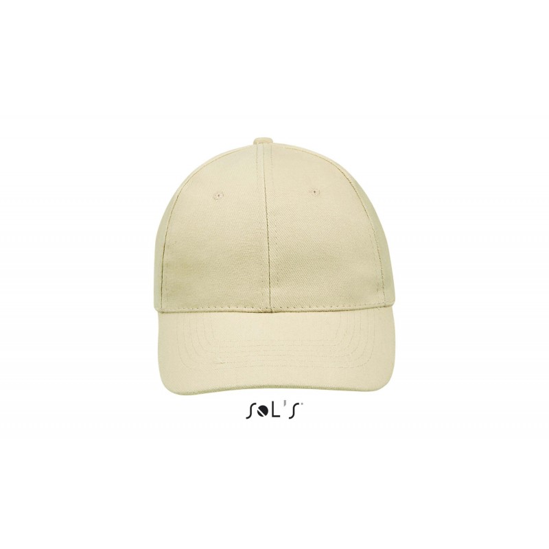Sol's - Casquette 6 panneaux BUFFALO - Beige