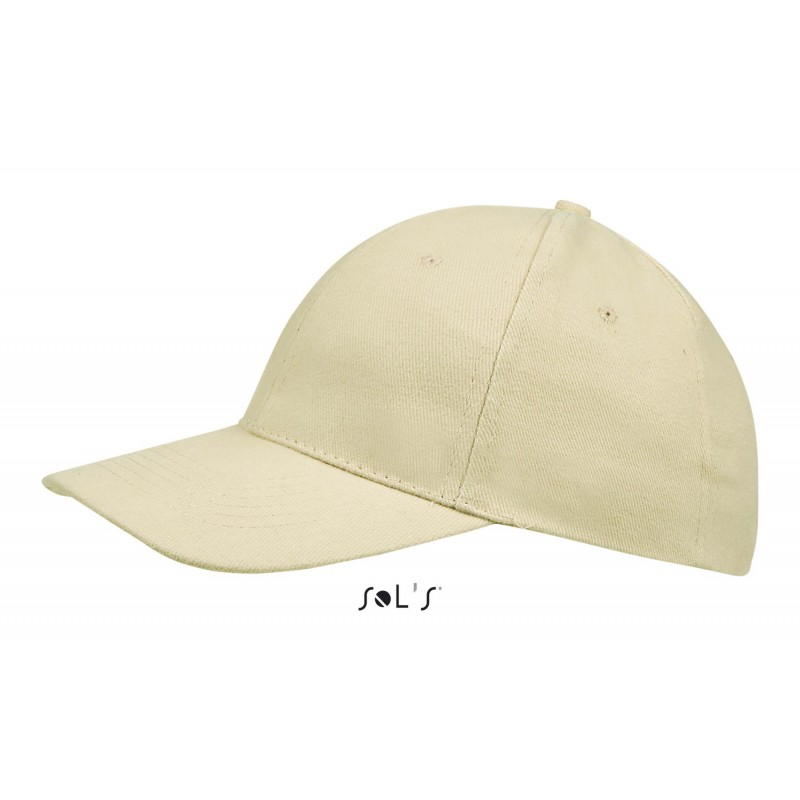 Sol's - Casquette 6 panneaux BUFFALO - Beige