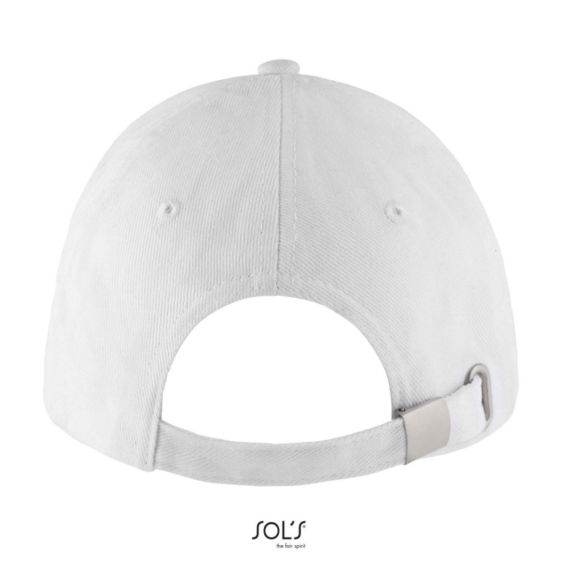 Sol's - Casquette 6 panneaux BUFFALO - Blanc / French Marine