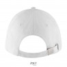 Sol's - Casquette 6 panneaux BUFFALO - Blanc / French Marine