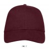 Sol's - Casquette 6 panneaux BUFFALO - Bordeaux