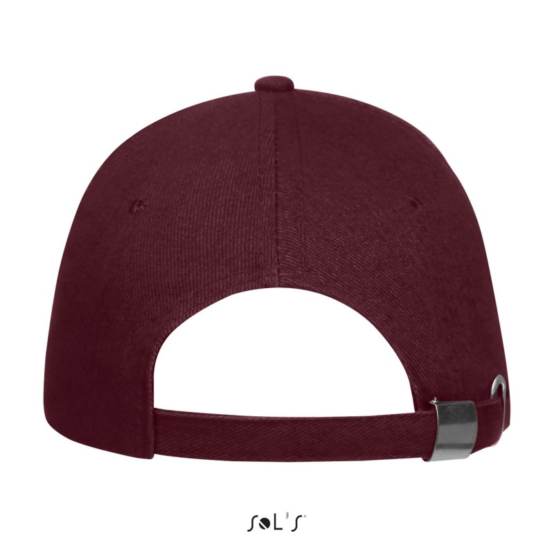 Sol's - Casquette 6 panneaux BUFFALO - Bordeaux