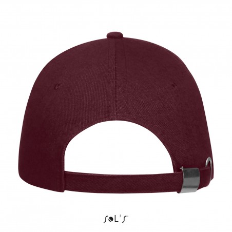 Sol's - Casquette 6 panneaux BUFFALO - Bordeaux