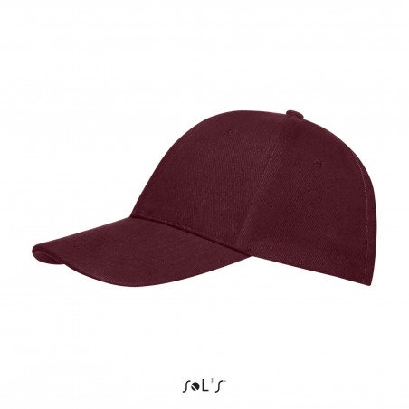 Sol's - Casquette 6 panneaux BUFFALO - Bordeaux