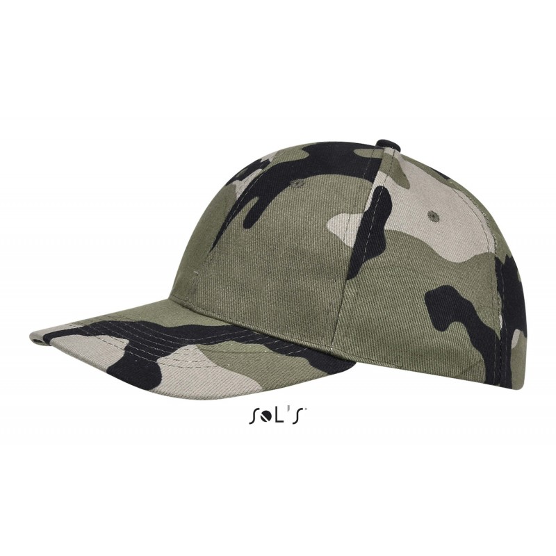 Sol's - Casquette 6 panneaux BUFFALO - Camo