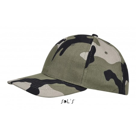Sol's - Casquette 6 panneaux BUFFALO - Camo