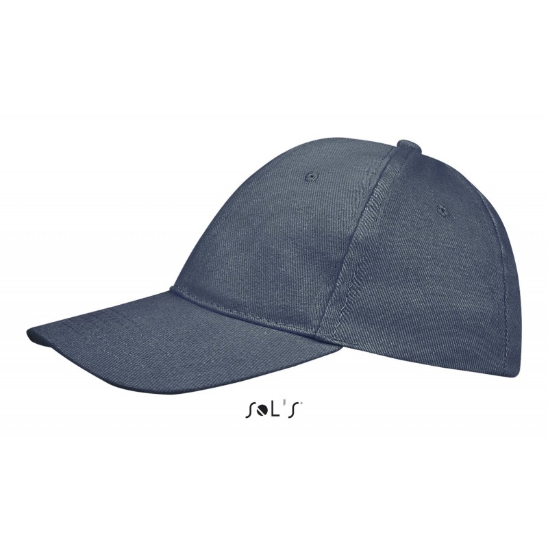 Sol's - Casquette 6 panneaux BUFFALO - Denim