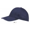 Sol's - Casquette 6 panneaux BUFFALO - French Marine / Blanc
