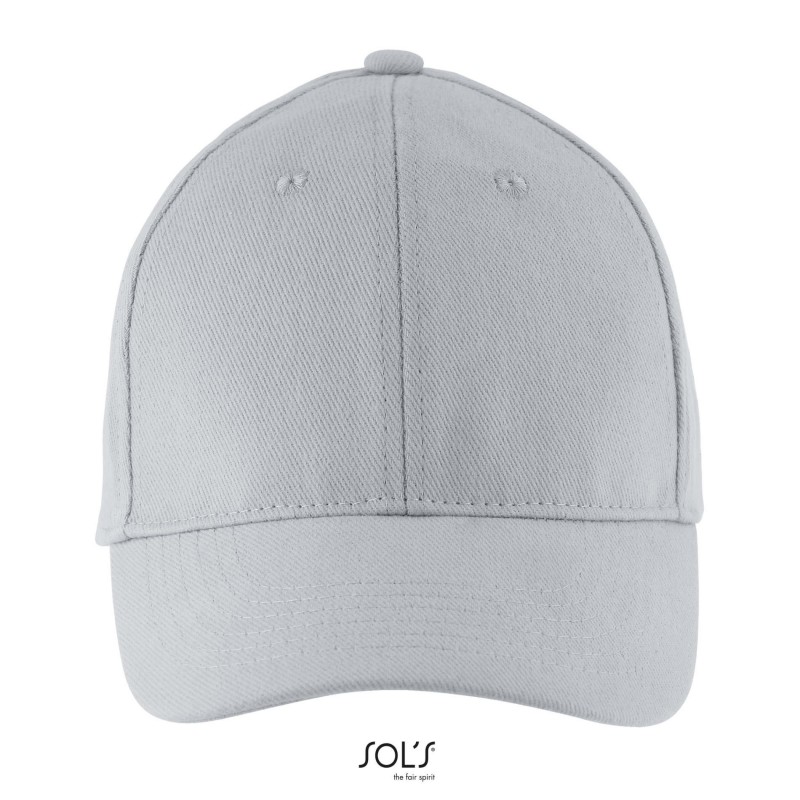 Sol's - Casquette 6 panneaux BUFFALO - Gris Pur
