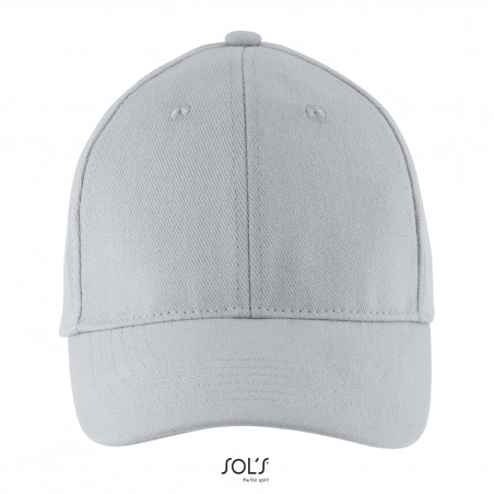 Sol's - Casquette 6 panneaux BUFFALO - Gris Pur