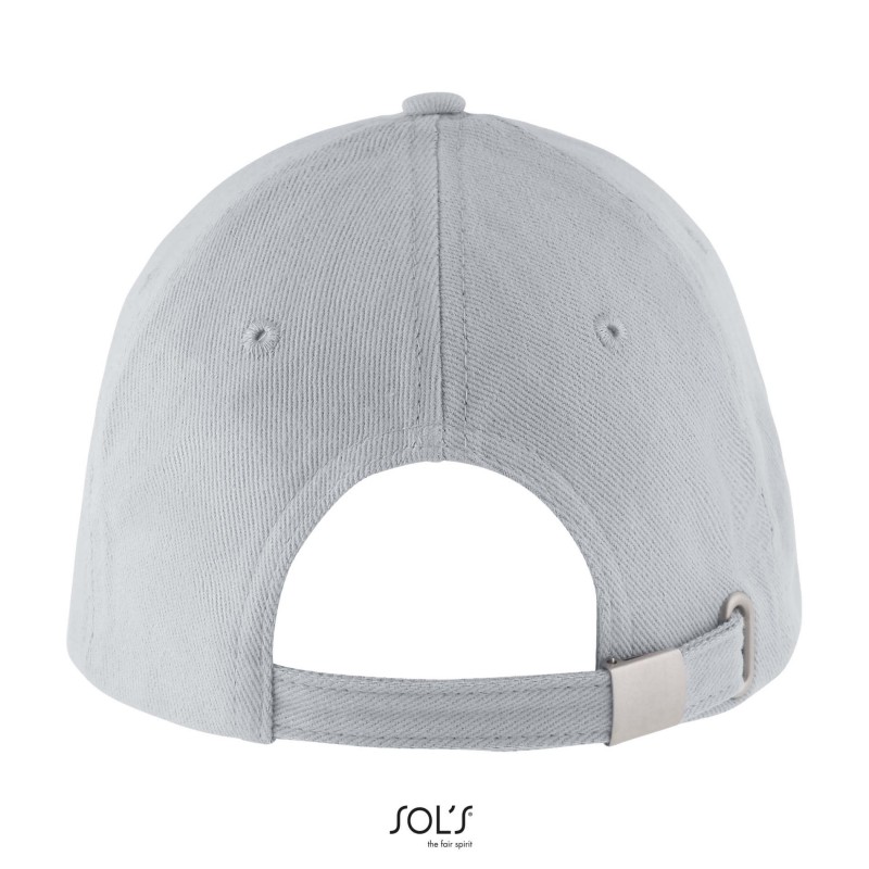 Sol's - Casquette 6 panneaux BUFFALO - Gris Pur