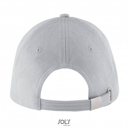 Sol's - Casquette 6 panneaux BUFFALO - Gris Pur