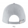 Sol's - Casquette 6 panneaux BUFFALO - Gris Pur