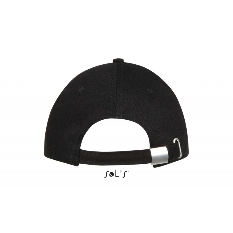 Sol's - Casquette 6 panneaux BUFFALO - Noir / Jaune