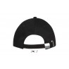 Sol's - Casquette 6 panneaux BUFFALO - Noir / Rouge