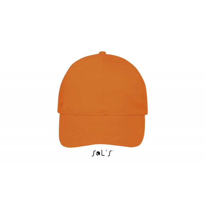 Sol's - Casquette 6 panneaux BUFFALO - Orange