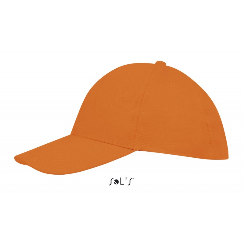 Sol's - Casquette 6 panneaux BUFFALO - Orange