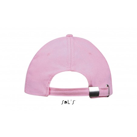 Sol's - Casquette 6 panneaux BUFFALO - Rose / Blanc