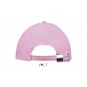 Sol's - Casquette 6 panneaux BUFFALO - Rose / Blanc