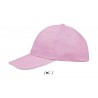 Sol's - Casquette 6 panneaux BUFFALO - Rose / Blanc